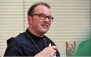 Abt Urban Federer vom Kloster Einsiedeln mahnt nach Trumps verbalem Angriff zur Einordnung. Die Worte des Papstes m�ssten der Politik nicht gefallen. (www.maust.ch/Stefan)